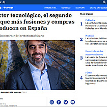 El sector tecnolgico, el segundo en el que ms fusiones y compras se producen en Espaa